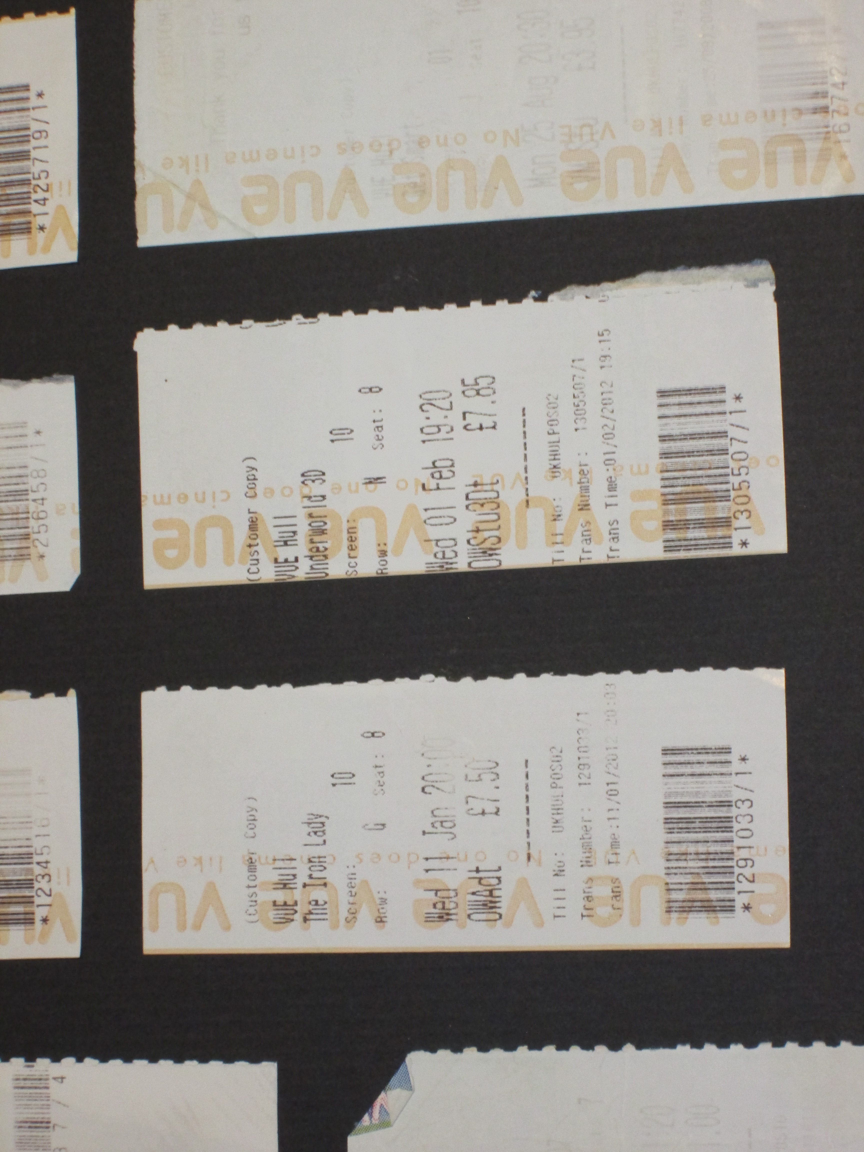 VUE Cinema Tickets