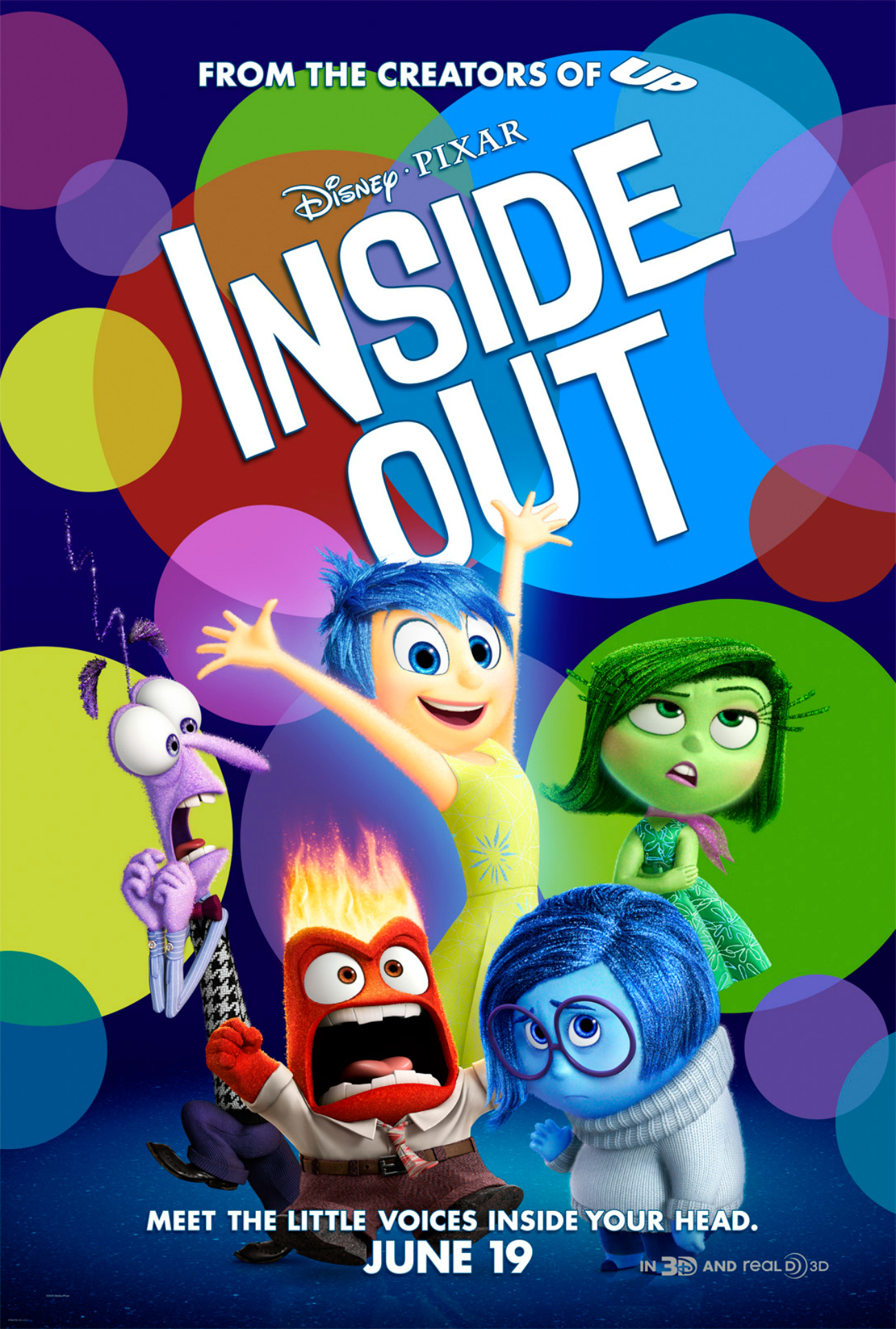 Inside Out is the first of two Pixar films this year