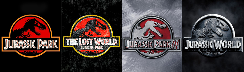Jurassic Park franchise movie posters