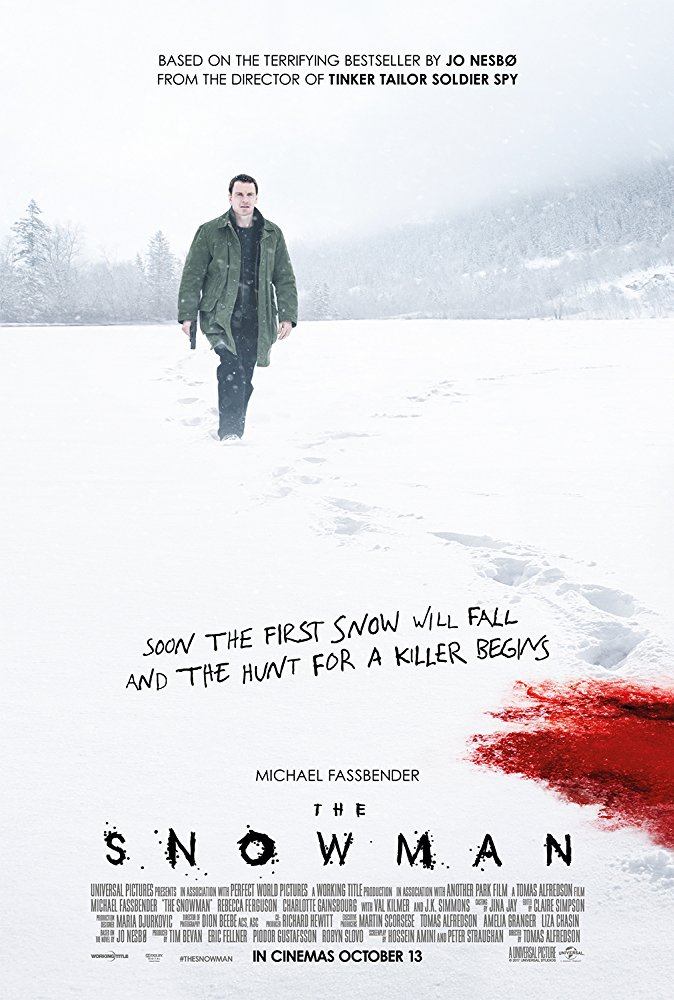 The Snowman poster with Michael Fassbender