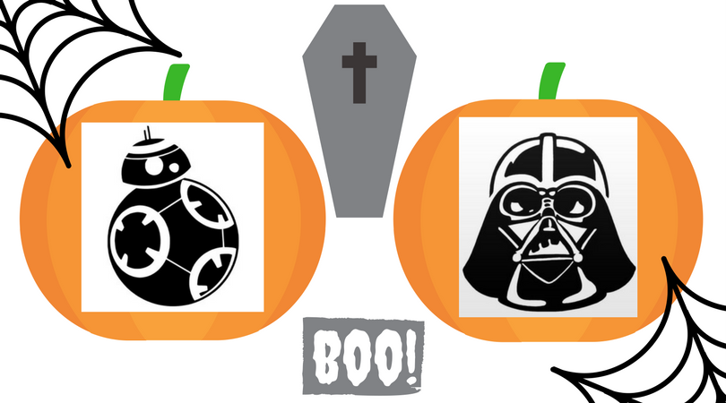 Star Wars pumpkin templates