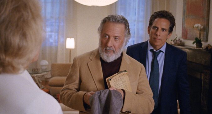 Dustin Hoffman and Ben Stiller in The Meyerowitz Stories