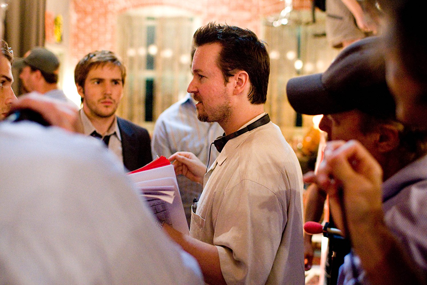 Matt Reeves on the set of Cloverfield