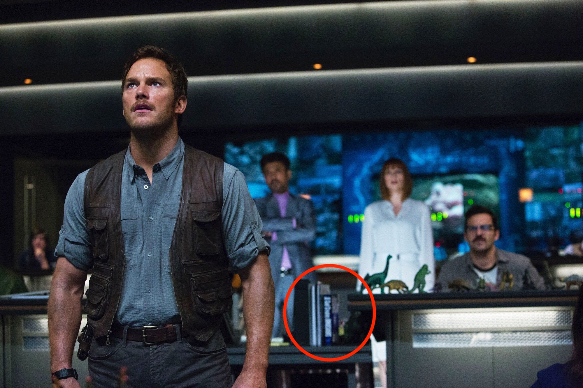 Jurassic World control room
