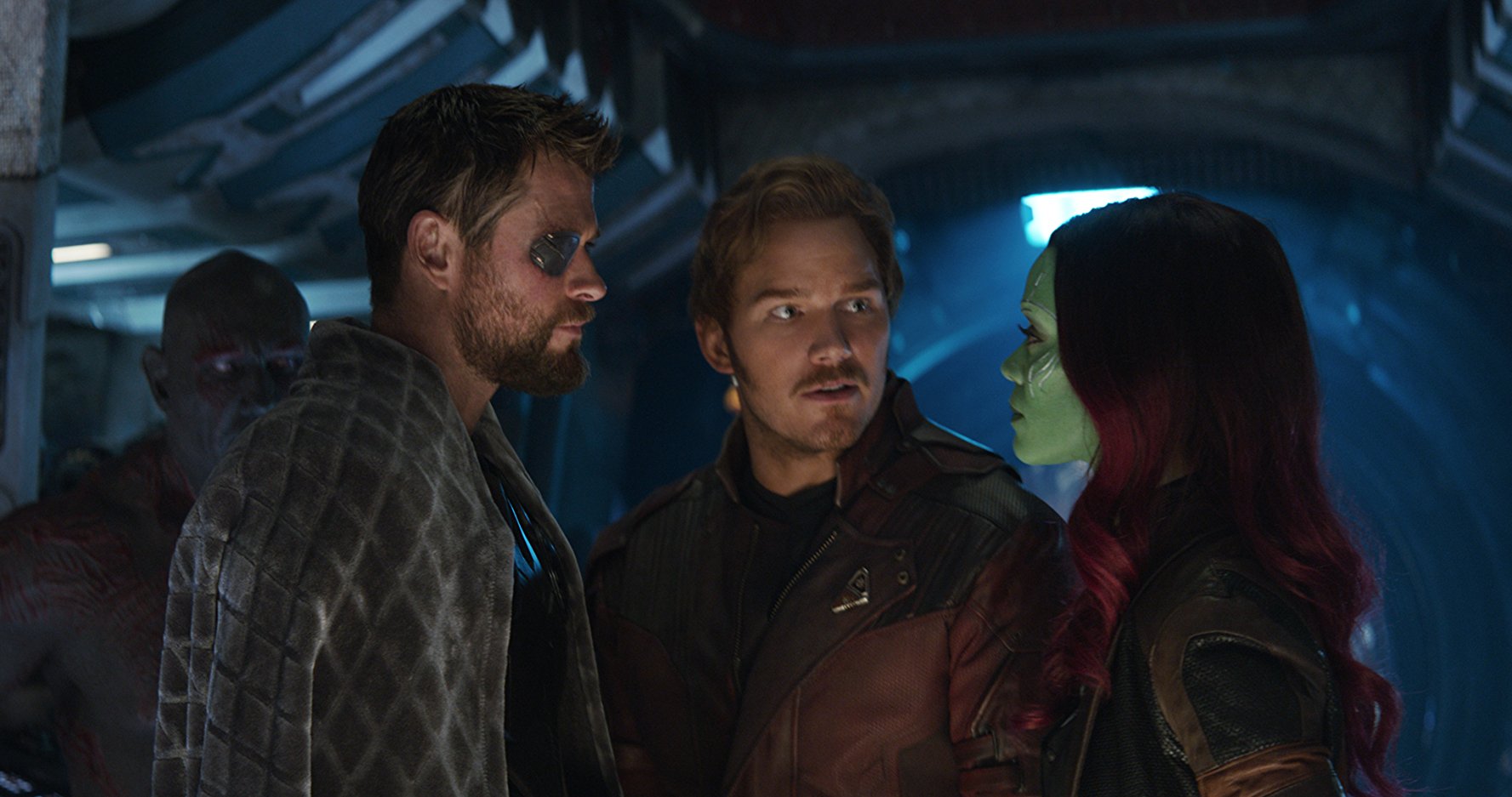 Thor, Star Lord and Gamora