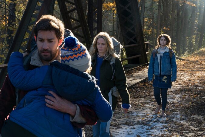 John Krasinski and Emily Blunt in A Quiet Place