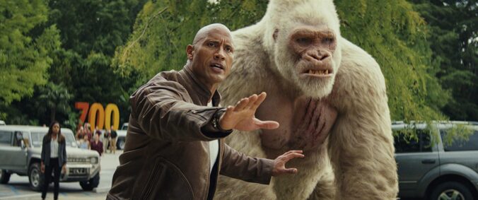 Dwayne Johnson in Rampage