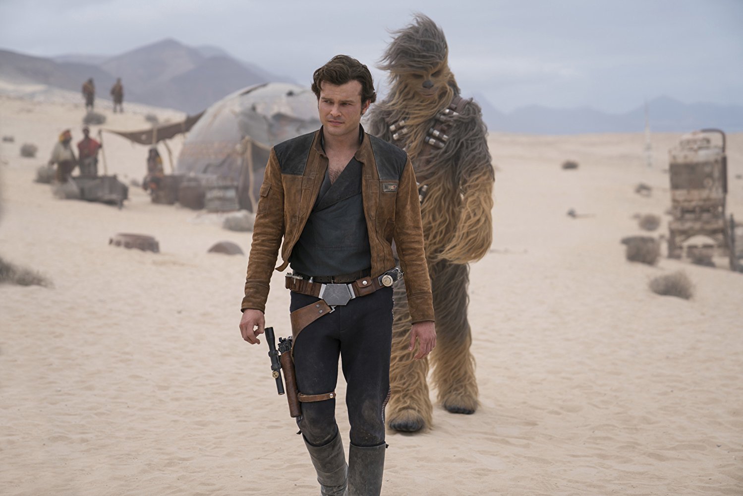 Han Solo and Chewie in Solo: A Star Wars Story