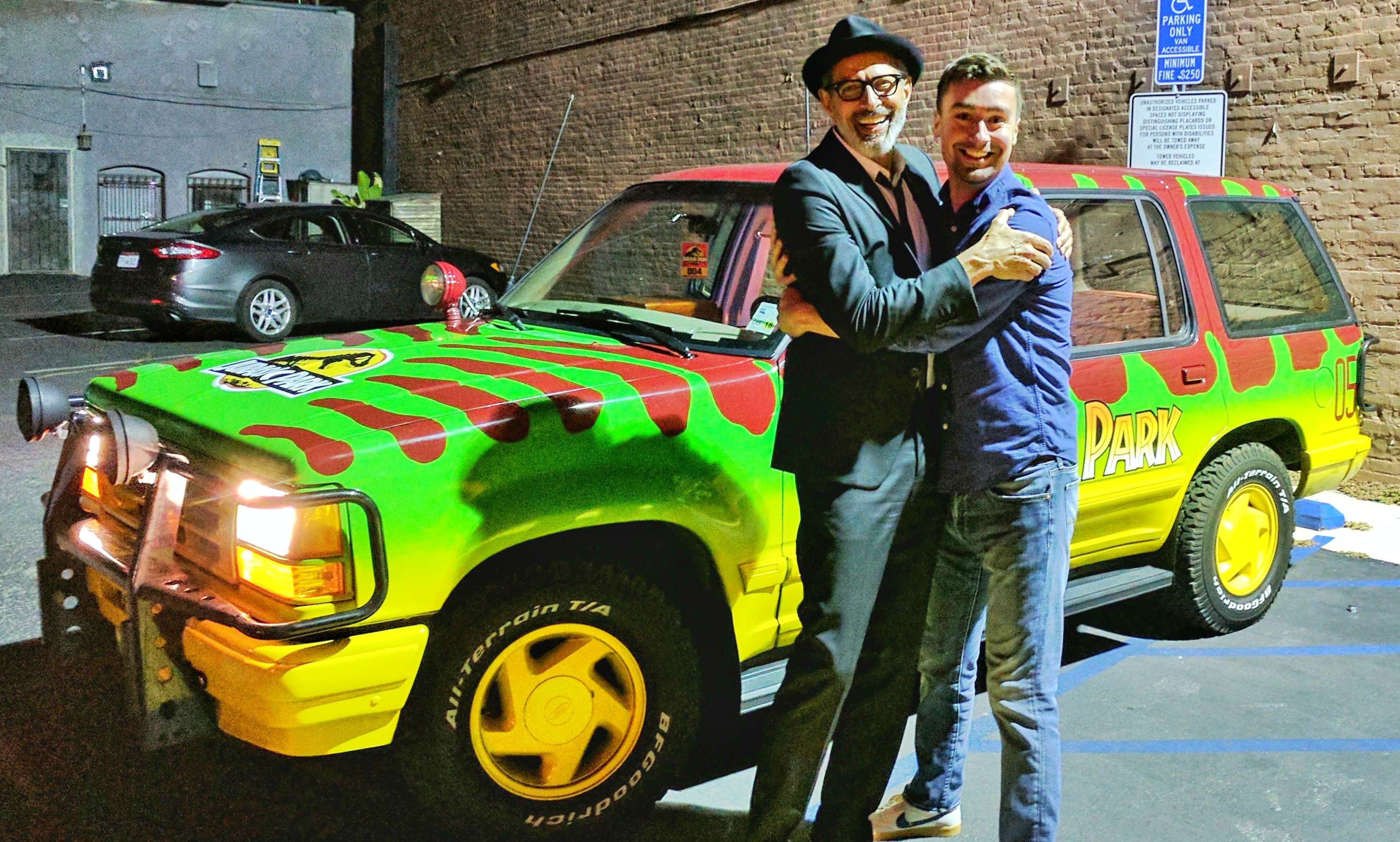Jeff Goldblum with Ford Explorer