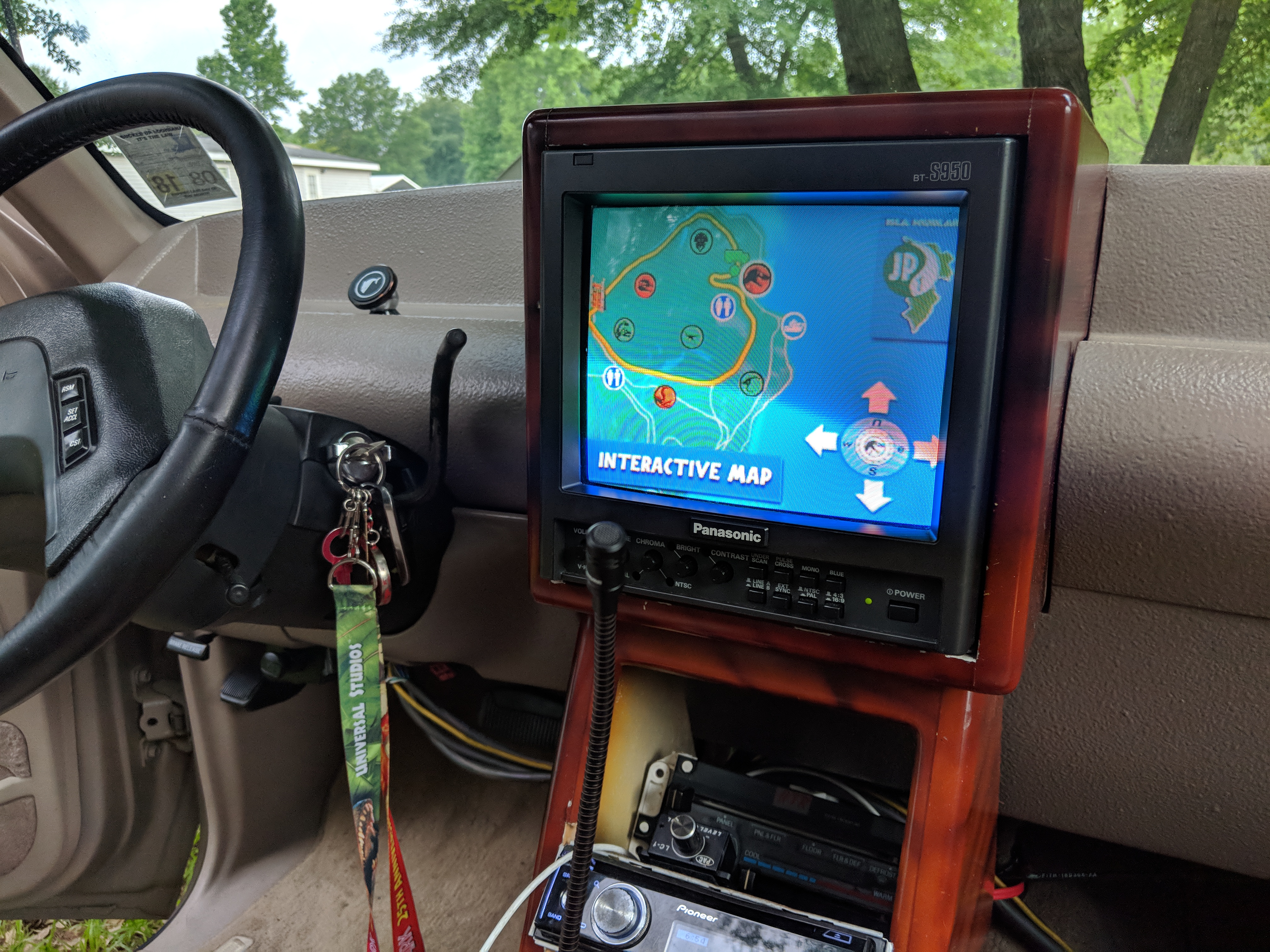 Jurassic Park Ford Explorer interior