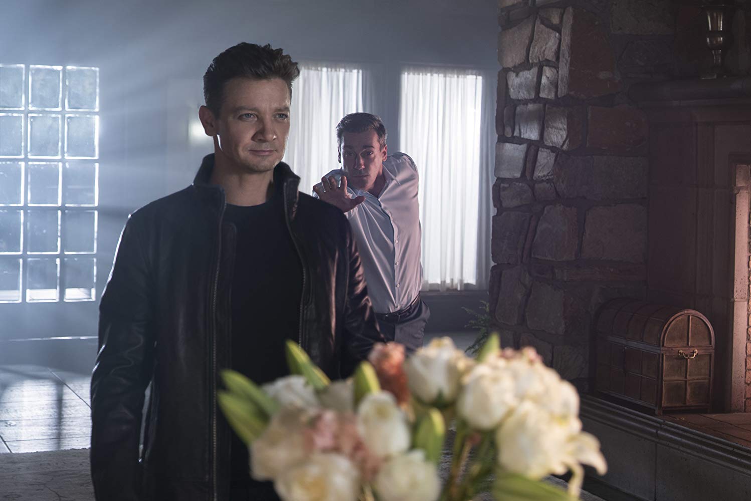 Jon Hamm and Jeremy Renner in Tag