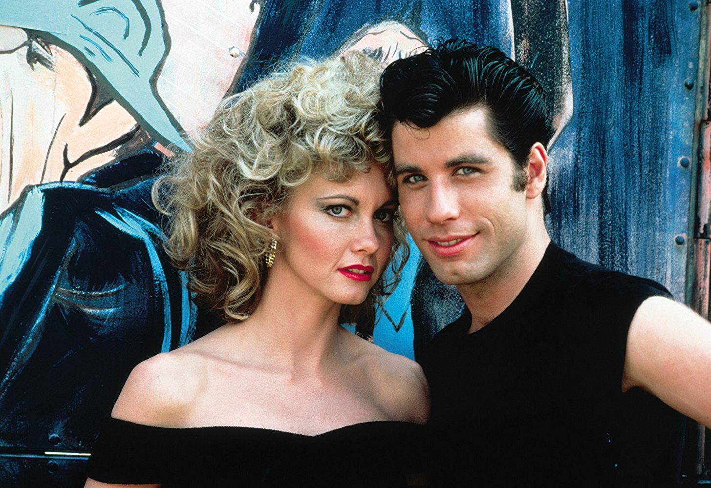 John Travolta and Olivia Newton John in Grease