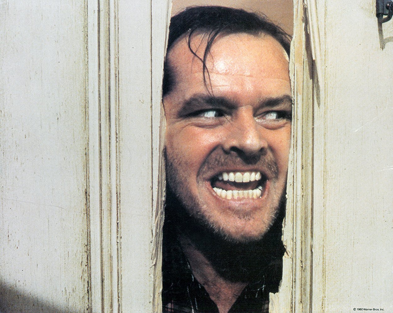 Here's Johnny from The Shining