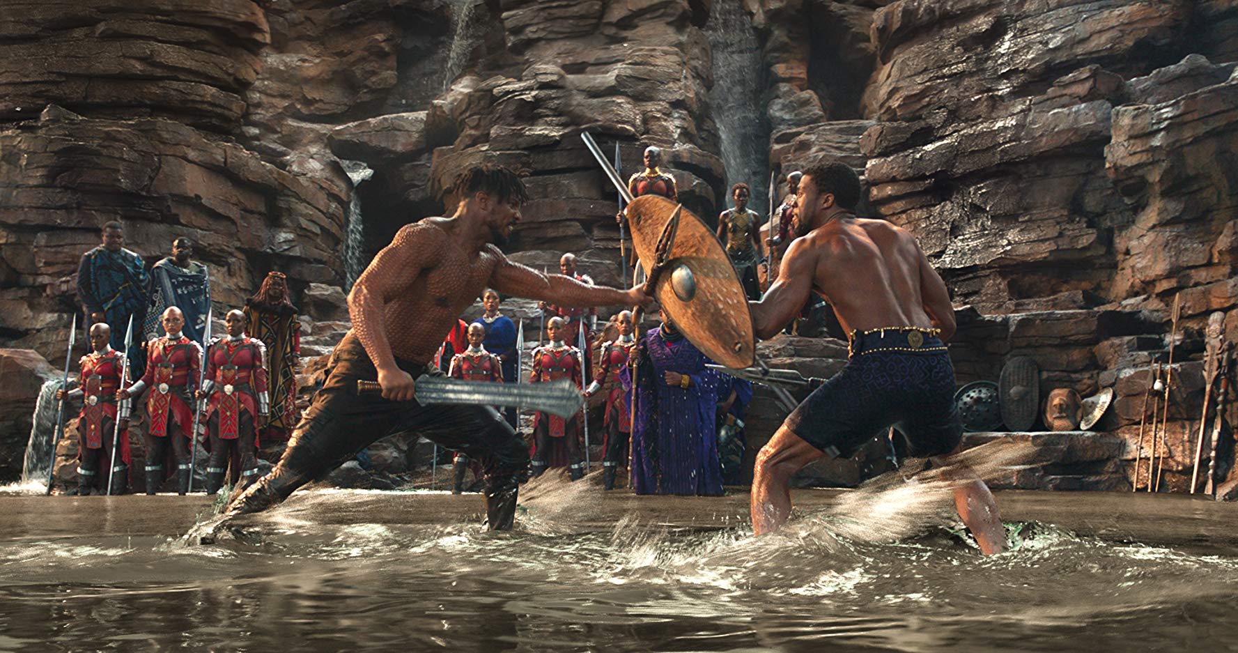 Michael B Jordan in Black Panther