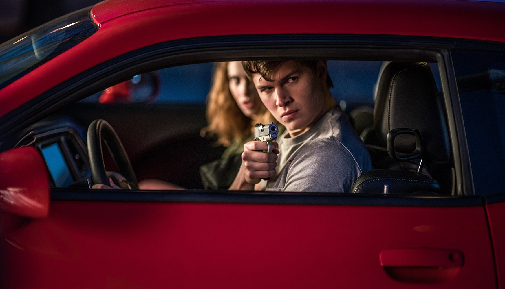 Ansel Elgort in Baby Driver