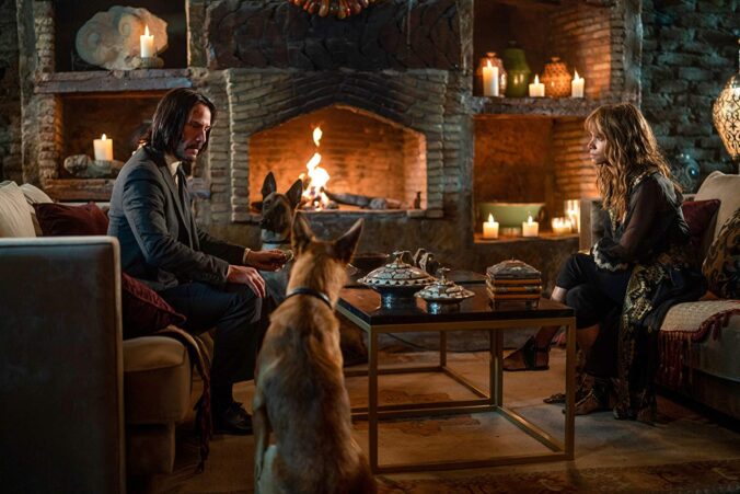 Keanu Reeves & Halle Berry in John Wick 3