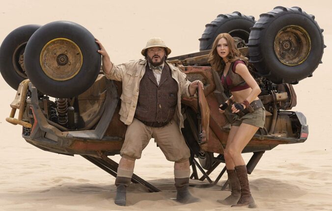 Jack Black and Karen Gillan in Jumanji: The Next Level
